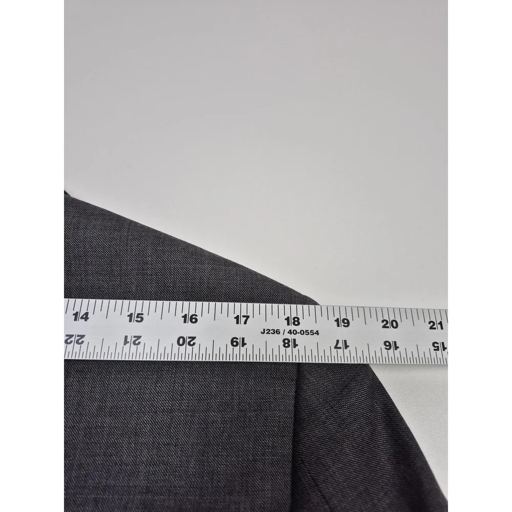 J.Crew Suit Jacket Mens 38R Gray Wool Ludlow Tollegno 1900 2 Button Slim Fit